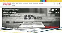 Desktop Screenshot of libreriadidaque.com