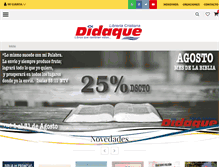 Tablet Screenshot of libreriadidaque.com